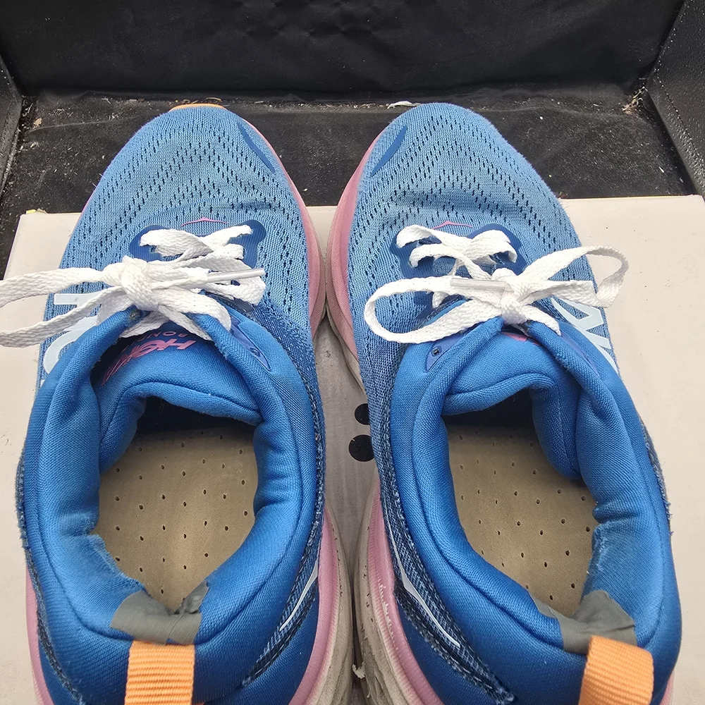Hoka Vibrant Blue Sneakers with‎ White Details